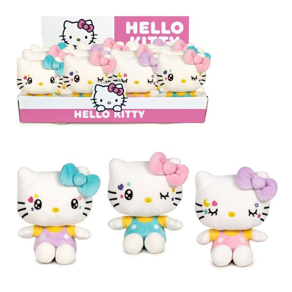 (Mis 1) HELLO KITTY In our Eyes Peluche 16cm In espo da 12pz 3ass…x12…x24